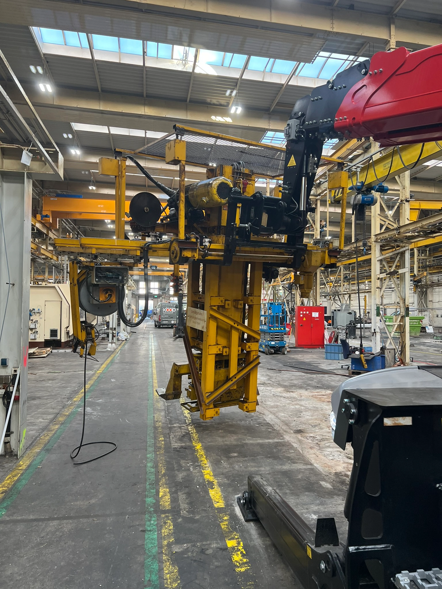Demontage von Anlagen – insbesondere Industrieanlagen